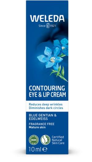 Lifting cream for eye and lip contour Blue Gentian and Alpine Pansy