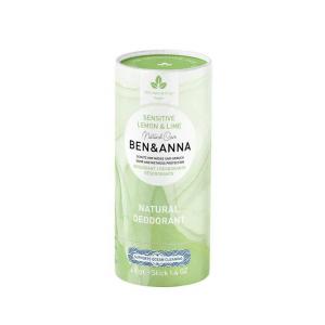 Sensitive Solid Deodorant (40 g) - Lemon and Lime - without baking soda