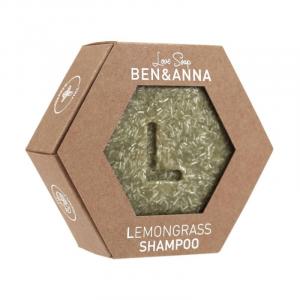 Solid shampoo for dry and stressed hair - Lemongrass (60 g)