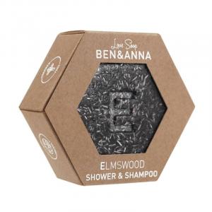 Nourishing solid shampoo for hair and body 2in1 - Elm wood (60 g)