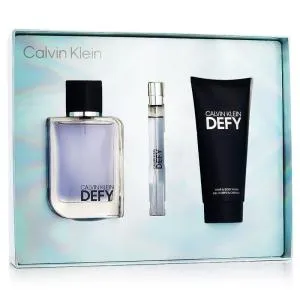 Calvin Klein Defy EDT 100 ml + EDT MINI 10 ml + SG for body and hair 100 ml M