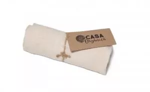 Tierra Verde Linen kitchen towel (1 piece) - made of unbleached organic cotton