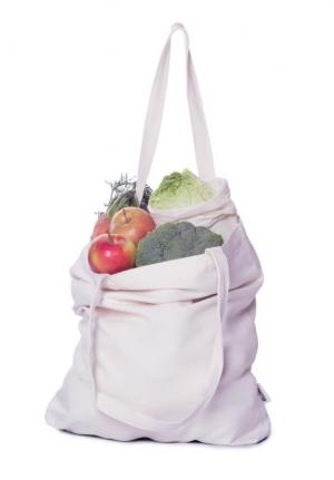 Canvas shopping bag - made of unbleached organic cotton