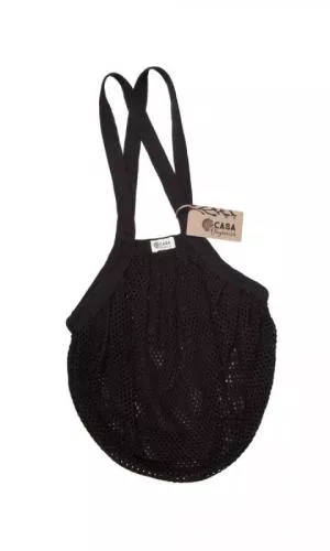Tierra Verde Mesh bag with small meshes - black