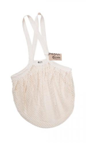 Mesh bag with small meshes - natural