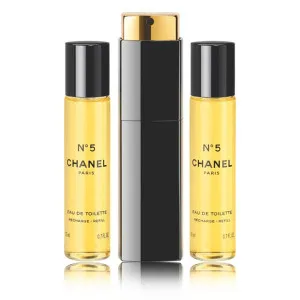 Chanel N°5 Eau De Toilette for women 3x20 ml refillable bottle