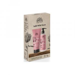 Gift set shower gel and body lotion wild rose