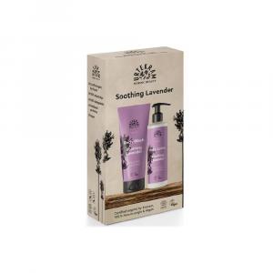 Gift set shower gel and body lotion soothing lavender