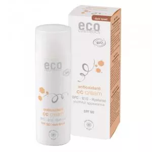 Eco Cosmetics CC cream SPF 30 BIO - dark (50 ml) - comprehensive care for your skin