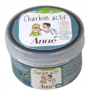 Anaé by Activated charcoal powder (30 g) - cleans teeth and skin