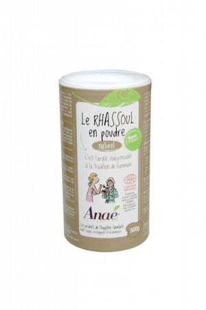 Anaé by Rhassoul - Moroccan clay (500 g jar) - shampoo, scrub or mask