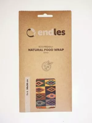 Endles by Econea Reusable waxed napkin - ethnic pattern