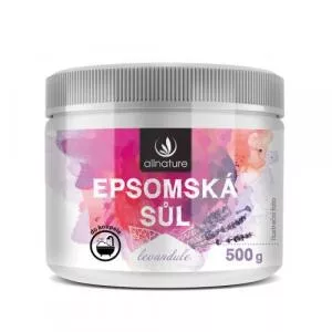 Allnature Epsom salt Lavender 500 g