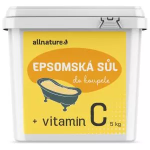 Allnature Epsom salt Vitamin C 5 kg