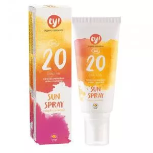 Ey! Spray sunscreen SPF 20 BIO (100 ml) - 100% natural, with mineral pigments