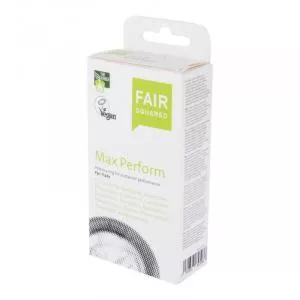 Fair Squared Condom Max Perform (10 pcs) - vegan and fair trade