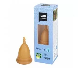 Fair Squared Natural latex menstrual cup - S - with cloth bag