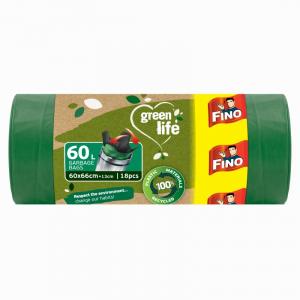 Trash bags Green Life Easy pack 27 μm - 60 l (18 pcs)