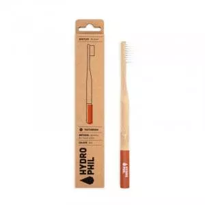 Hydrophil Bamboo toothbrush (medium) - red - 100% renewable