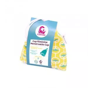 Lamazuna Hygienic menstrual cup, size 1, yellow sleeve