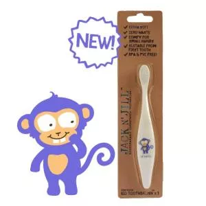 Jack n Jill Children's toothbrush Monkey - made from cornstarch