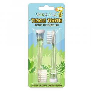 Replacement heads for Tickle Tooth sonic toothbrush (2 pcs) - for the smallest children