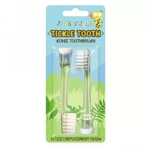  Replacement heads for Tickle Tooth sonic toothbrush (2 pcs) - for the smallest children