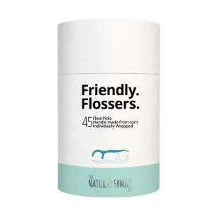 Jack n Jill NFco. Friendly Flossers (45 pcs) - mint flavour