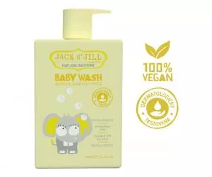 Jack n Jill Shower gel for babies from birth (300 ml) - hypoallergenic and suitable for the whole family