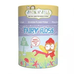 Jack n Jill Floss for children Fairy Floss (30 pcs) - with giraffe-shaped handle