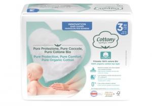 Disposable baby diapers made of bio-cotton 4-9 kg