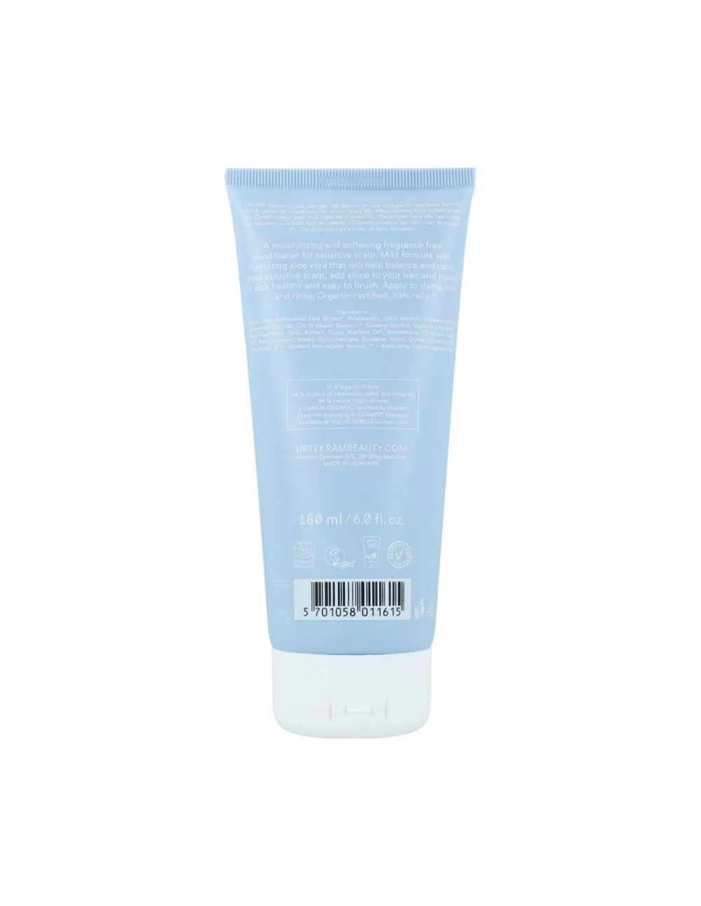 Urtekram Conditioner without perfume 180ml BIO, VEG
