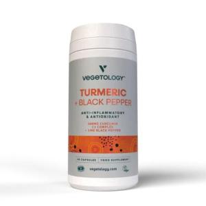 Curcumin and piperine, 60 capsules