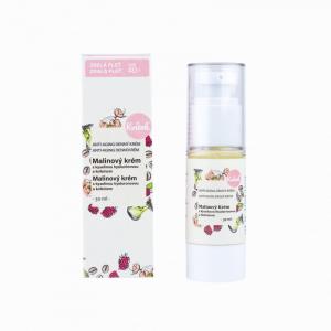 Raspberry Day Cream for mature skin 40 (30 ml) - with vitamin e and caffeine