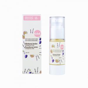 Plum Day Cream for mature skin 50 (30 ml) - with plant collagen