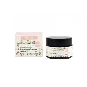 Clay mask with guarana and caffeine (30 ml) - for mature skin