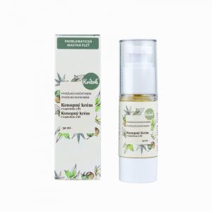 Hemp Night Cream for oily skin (30 ml) - eliminates acne