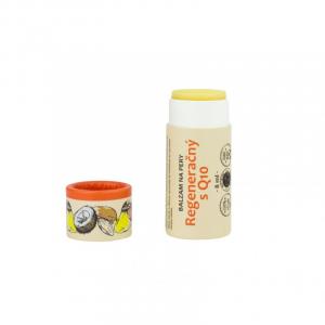 Regenerating lip balm with Q10 (8 ml) - with plum oil