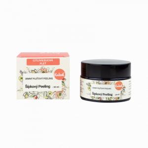 Rosehip peeling for dry and sensitive skin (30 ml) - relieves redness and itching