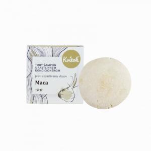 Rigid shampoo with conditioner Maca XXL (50 g) - stimulates hair growth