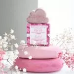 Lamazuna Stiff facial cleansing soap for dry and sensitive skin - hibiscus (25 g)
