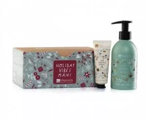 laSaponaria Holiday Vibes gift pack - hand soap and hand cream