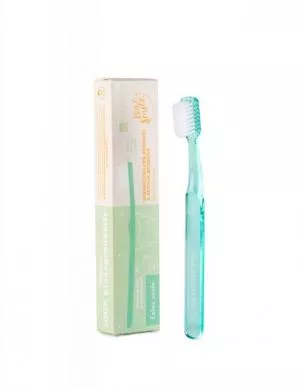laSaponaria Children's toothbrush - green - 100% natural materials