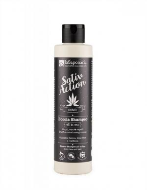 Men's shower gel and shampoo with hemp 2in1 BIO (200 ml)