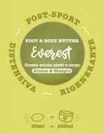 laSaponaria Everest Solid Foot and Body Butter (80 ml) - for a feeling of relief and light feet
