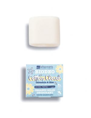 Solid deodorant Cotton Cloud BIO (40 g) - without perfume and baking soda