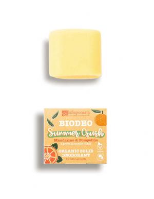 Solid deodorant Summer Crush BIO (40 g) - with exotic citrus scent