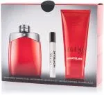 Montblanc Legend Red EDP 100 ml + EDP MINI 7.5 ml + SG for body and hair 100 ml M