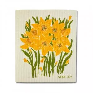 More Joy Washable universal cloth - Daffodils - 100% compostable