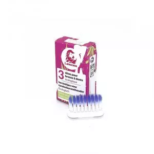 Lamazuna Replacement head for toothbrush extra soft 3 pcs